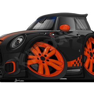 VW Mini Tuning Black & Orange